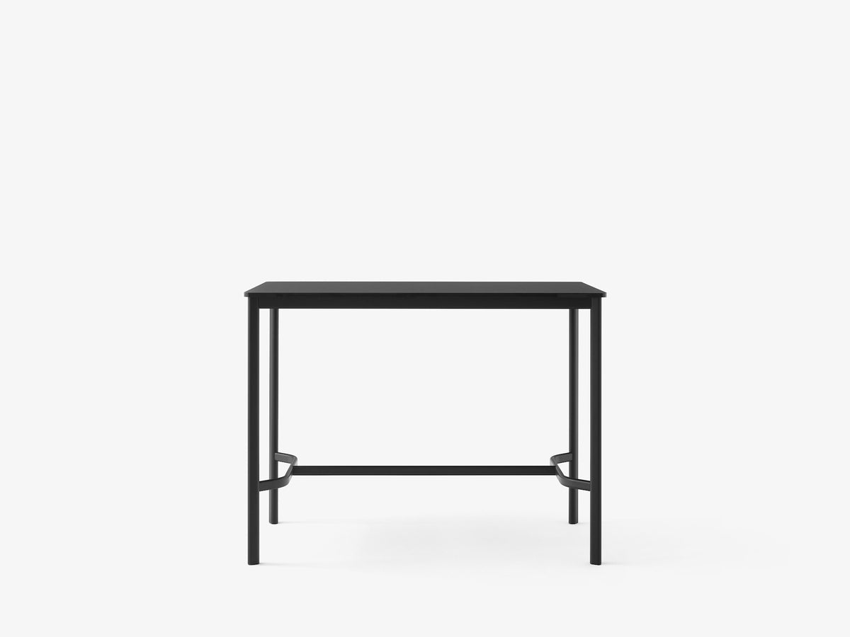 Table haute Drip HW114 de Hee Welling - &amp;Tradition-Noir-Stratifié Fenix Nero Ingo 0720-The Woods Gallery