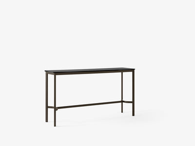 Table haute Drip HW63 de Hee Welling - &Tradition-Bronze-Stratifié Fenix Nero Ingo 0720-The Woods Gallery