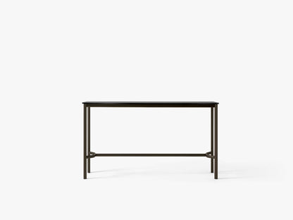 Table haute Drip HW63 de Hee Welling - &amp;Tradition-Noir-Linoléum Burgundy 4154-The Woods Gallery