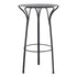 Table haute Hiray Ø 60 cm de Ludovica & Roberto - Kartell-Noir-The Woods Gallery