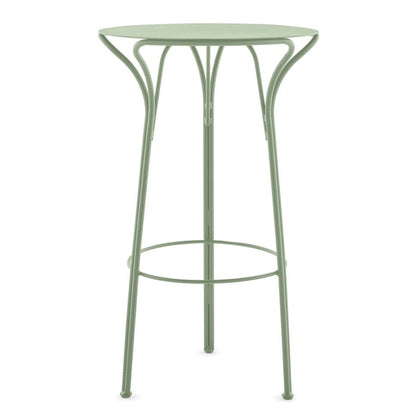 Table haute Hiray Ø 60 cm de Ludovica &amp; Roberto - Kartell-Vert-The Woods Gallery