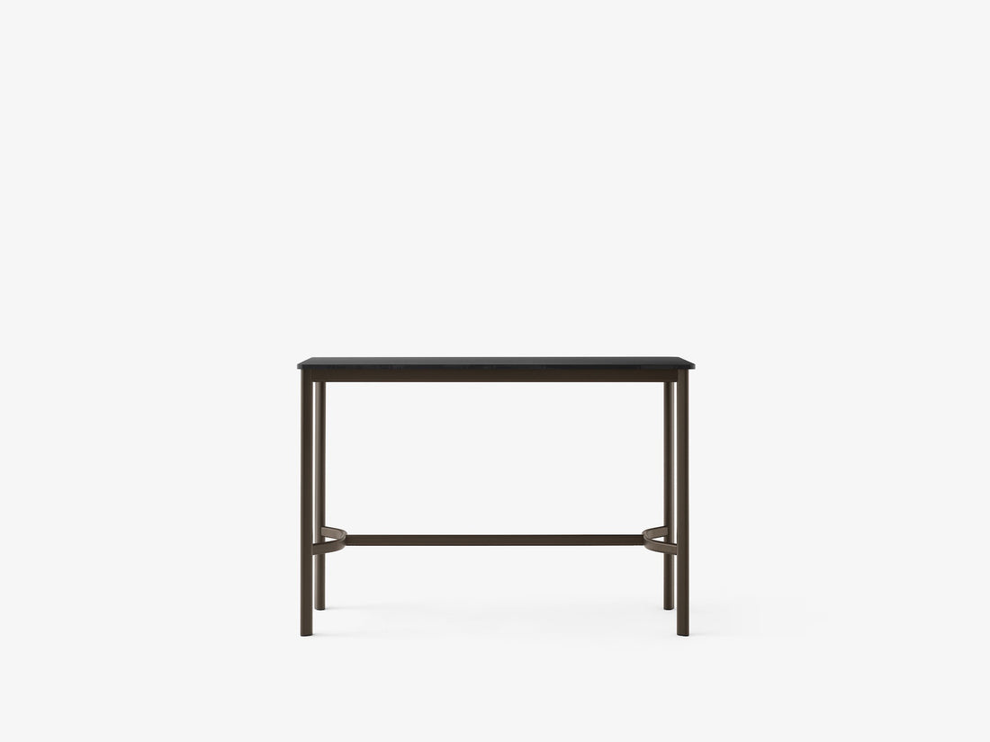 Table mange-debout Drip HW111 de Hee Welling - &amp;Tradition-Bronze-Stratifié Fenix Nero Ingo 0720-The Woods Gallery