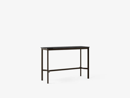 Table mange-debout Drip HW111 de Hee Welling - &amp;Tradition-Noir-Linoléum Burgundy 4154-The Woods Gallery