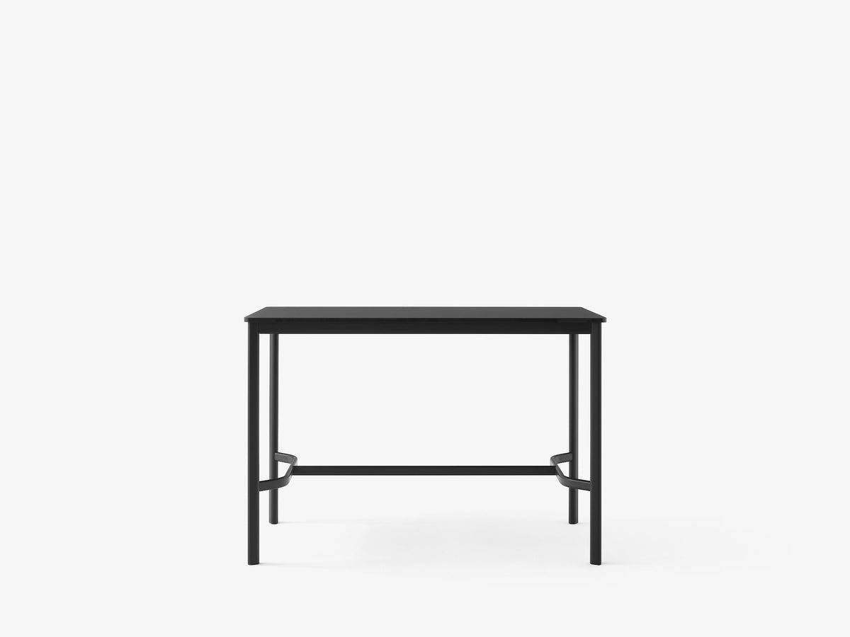 Table mange-debout Drip HW112 de Hee Welling - &amp;Tradition-Noir-Linoléum Burgundy 4154-The Woods Gallery