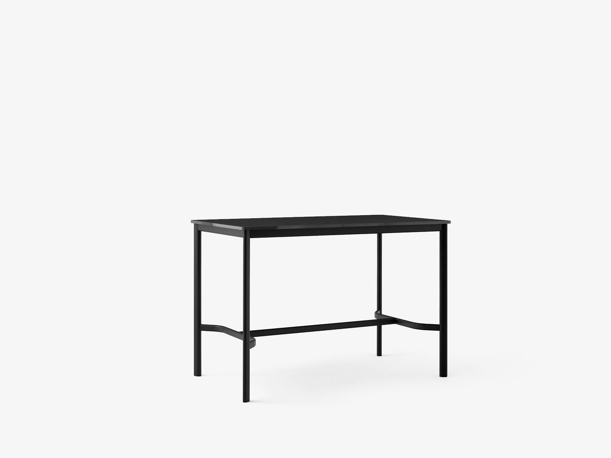 Table mange-debout Drip HW112 de Hee Welling - &amp;Tradition-Noir-Stratifié Fenix Nero Ingo 0720-The Woods Gallery