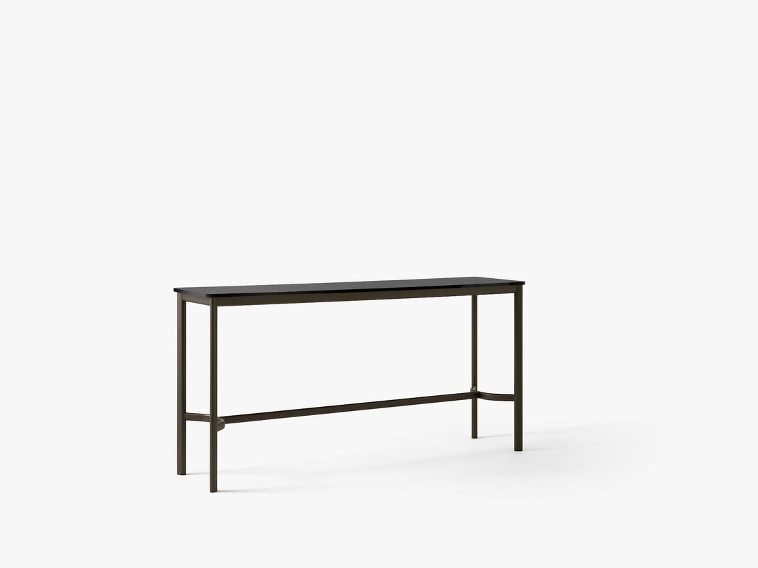Table mange-debout Drip HW61 de Hee Welling - &amp;Tradition-Bronze-Stratifié Fenix Nero Ingo 0720-The Woods Gallery