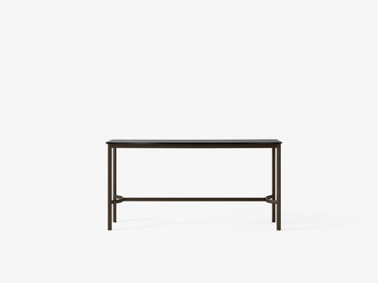 Table mange-debout Drip HW61 de Hee Welling - &amp;Tradition-Noir-Linoléum Burgundy 4154-The Woods Gallery