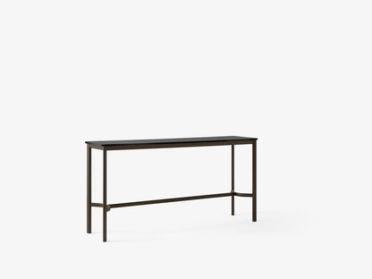 Table mange-debout Drip HW61 de Hee Welling - &amp;Tradition-Noir-Linoléum Burgundy 4154-The Woods Gallery