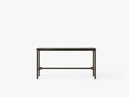 Table mange-debout Drip HW61 de Hee Welling - &amp;Tradition-Noir-Linoléum Burgundy 4154-The Woods Gallery