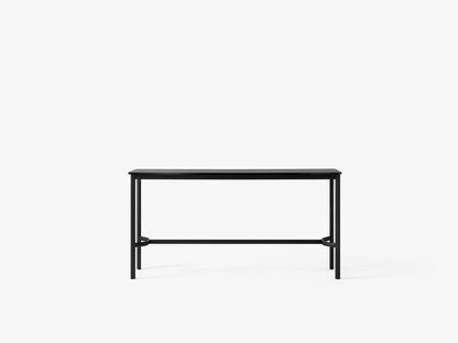 Table mange-debout Drip HW61 de Hee Welling - &amp;Tradition-Noir-Linoléum Burgundy 4154-The Woods Gallery