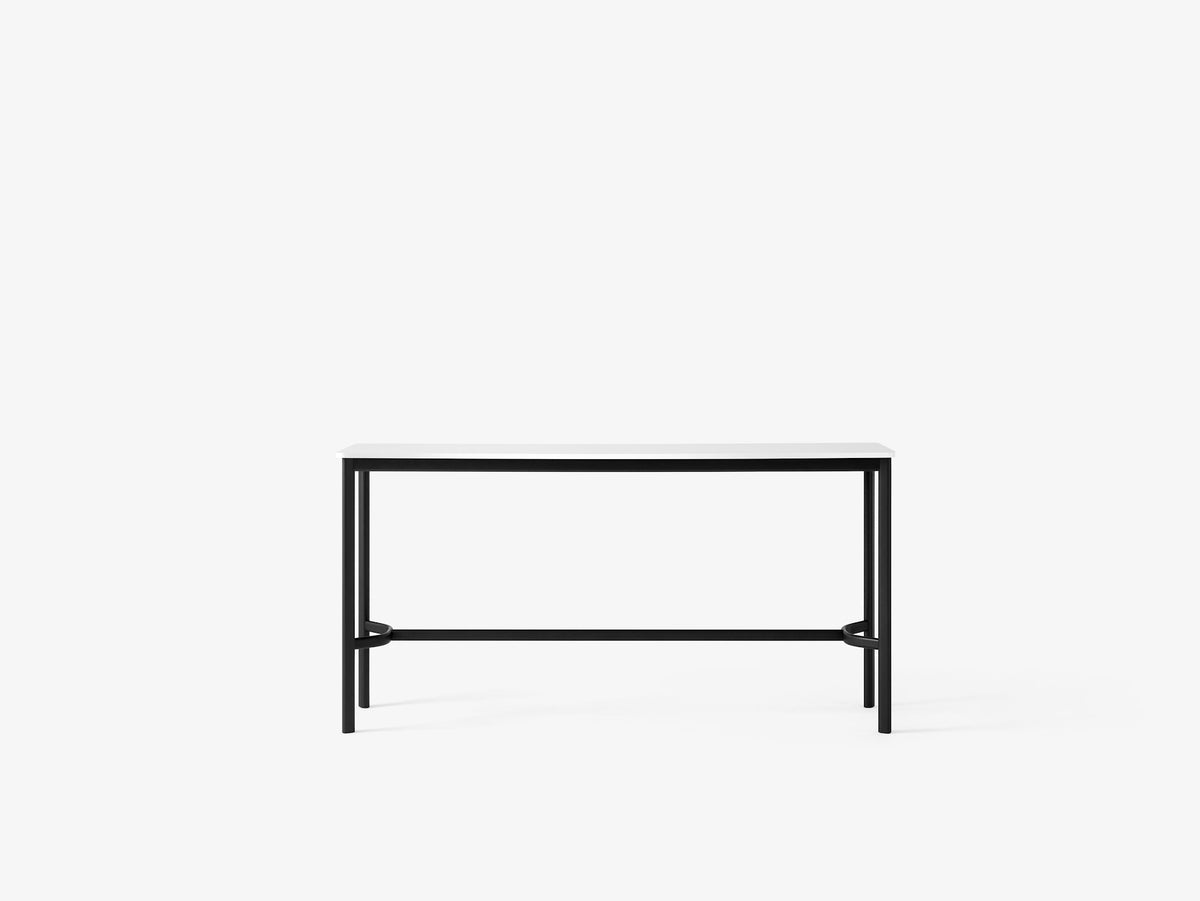 Table mange-debout Drip HW61 de Hee Welling - &amp;Tradition-Noir-Linoléum Burgundy 4154-The Woods Gallery