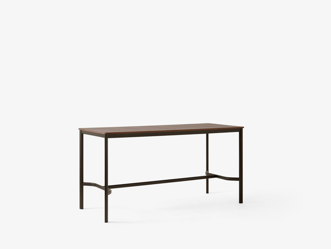 Table mange-debout Drip HW62 de Hee Welling - &amp;Tradition-Bronze-Placage de noyer laqué-The Woods Gallery