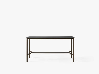 Table mange-debout Drip HW62 de Hee Welling - &amp;Tradition-Noir-Linoléum Burgundy 4154-The Woods Gallery