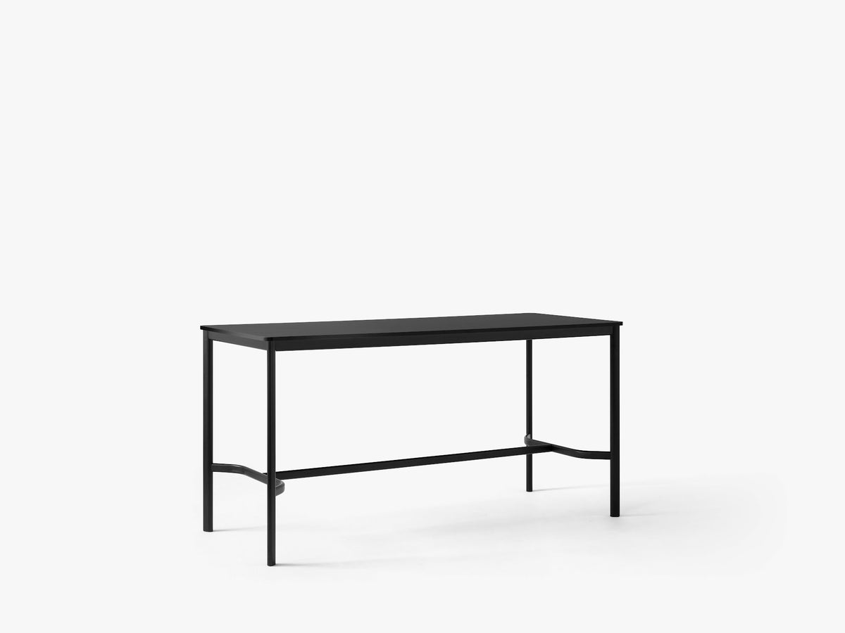 Table mange-debout Drip HW62 de Hee Welling - &amp;Tradition-Noir-Stratifié Fenix Nero Ingo 0720-The Woods Gallery