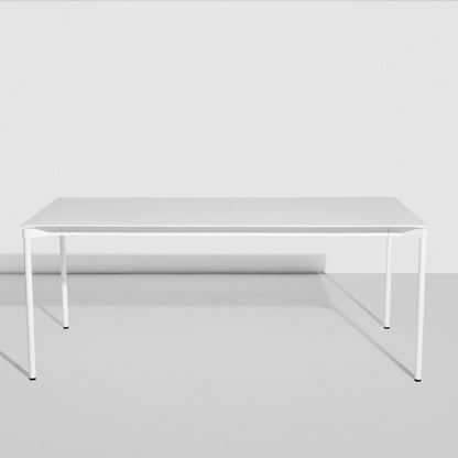 Table rectangulaire L 180 Fromme de Tom Chung - Petite Friture-Blanc-The Woods Gallery