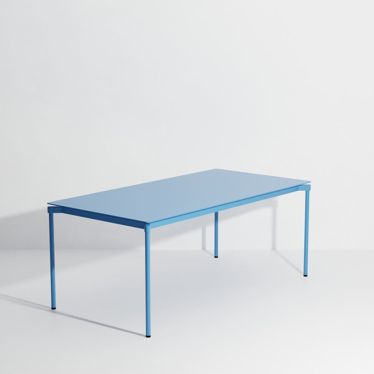 Table rectangulaire L 180 Fromme de Tom Chung - Petite Friture-Bleu Ciel-The Woods Gallery