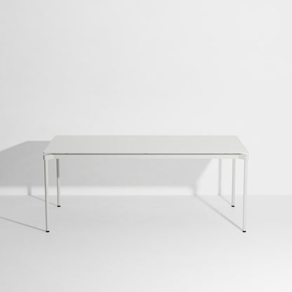 Table rectangulaire L 180 Fromme de Tom Chung - Petite Friture-Gris perle-The Woods Gallery