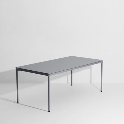Table rectangulaire L 180 Fromme de Tom Chung - Petite Friture-Gris pierre-The Woods Gallery
