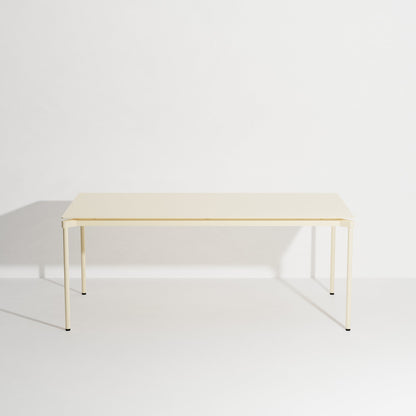 Table rectangulaire L 240 Fromme de Tom Chung - Petite Friture-Ivoire-The Woods Gallery