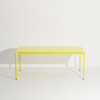 Table rectangulaire L 240 Fromme de Tom Chung - Petite Friture-Jaune-The Woods Gallery