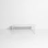 Table rectangulaire Large Week-End L 220 de Studio Brichet-Ziegler - Petite Friture-Blanc-À lattes-The Woods Gallery