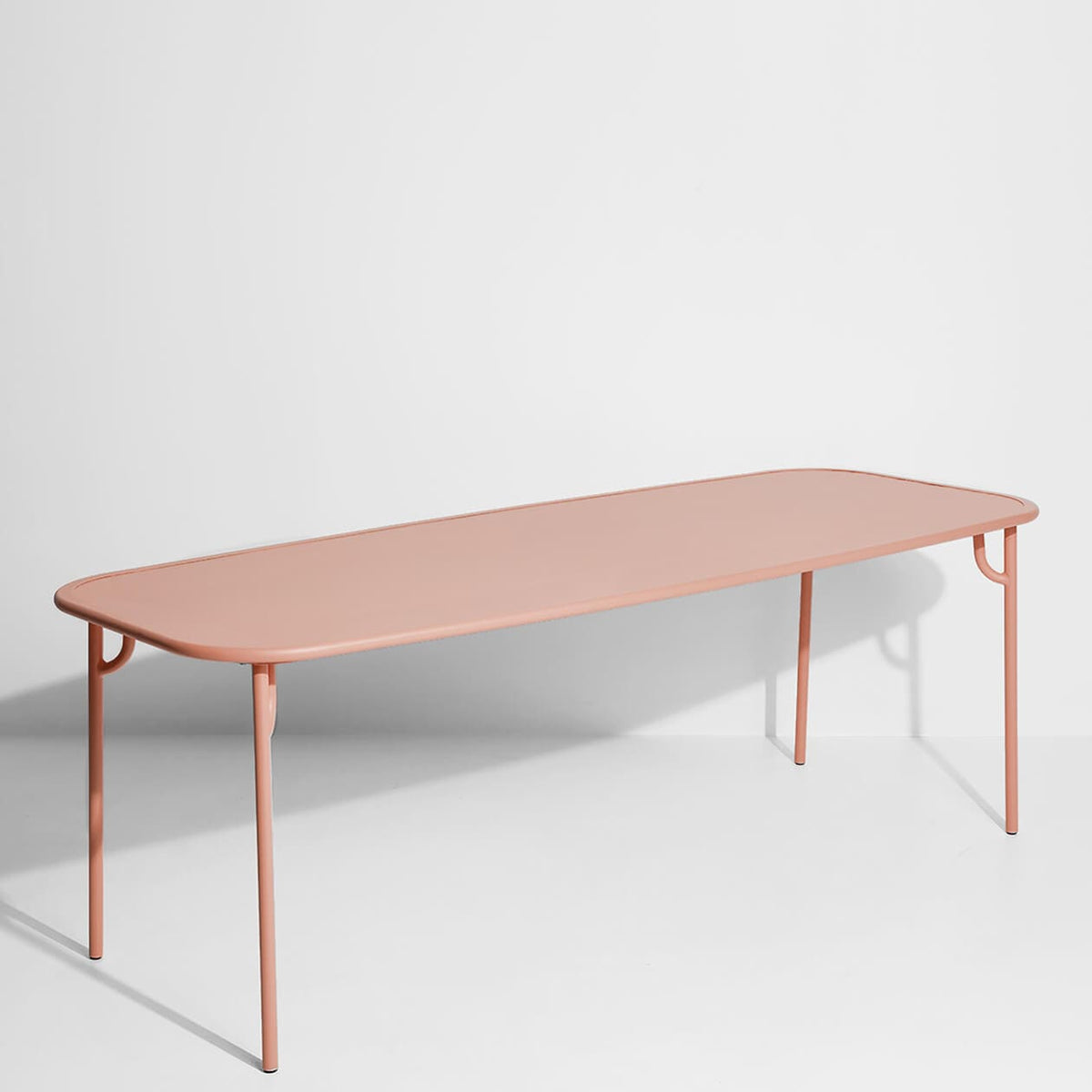 Table rectangulaire Large Week-End L 220 de Studio Brichet-Ziegler - Petite Friture-Blush-Plein-The Woods Gallery
