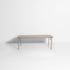 Table rectangulaire Large Week-End L 220 de Studio Brichet-Ziegler - Petite Friture-Dune-À lattes-The Woods Gallery