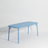 Table rectangulaire Médium Week-End L 180 de Studio Brichet-Ziegler - Petite Friture-Bleu Ciel-À lattes-The Woods Gallery