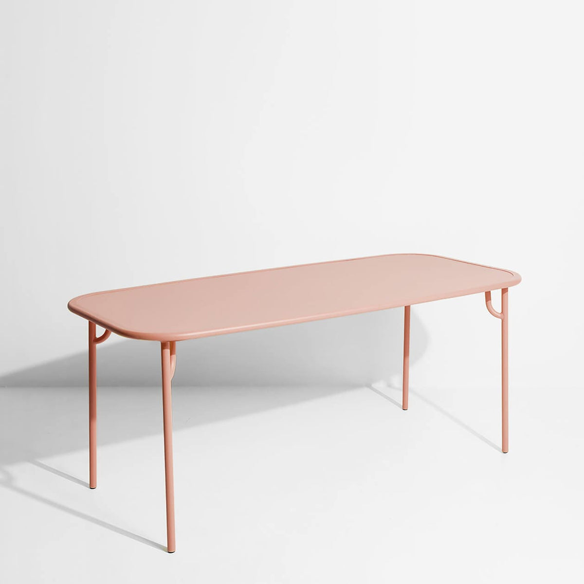 Table rectangulaire Médium Week-End L 180 de Studio Brichet-Ziegler - Petite Friture-Blush-Plein-The Woods Gallery