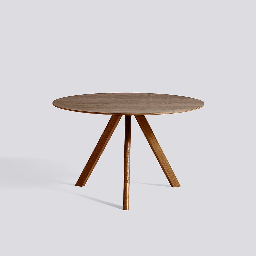 Table ronde CPH 20 par Ronan & Erwan Bouroullec Ø90 / Ø120 - Hay-Noyer Bois-Ø120 X H74 cm-The Woods Gallery