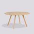 Table ronde CPH 25 de Ronan et Erwan Bouroullec - Hay-Ø 140 cm, Chêne massif laqué, plateau placage de chêne laqué-The Woods Gallery