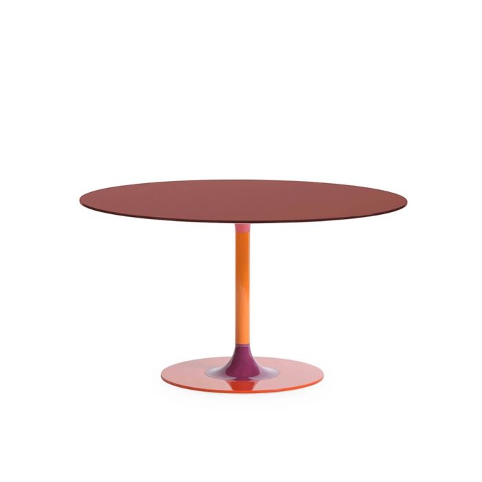 Table ronde Thierry XXL Round de Piero Lissoni XXL - Kartell-Rouge-The Woods Gallery