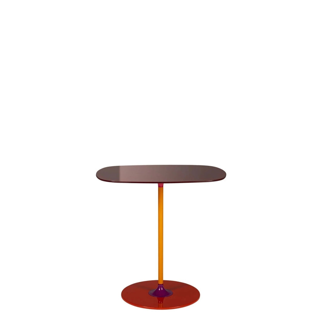 Tables d'appoint Thierry de Piero Lissoni - Kartell (3 tailles)-Bordeaux-ronde H 40 X L 50 cm-The Woods Gallery
