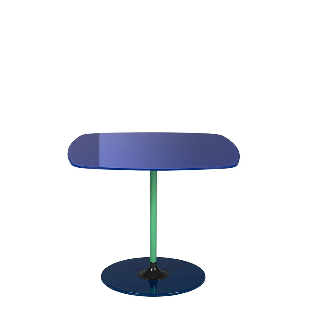Tables d'appoint Thierry de Piero Lissoni - Kartell (3 tailles)-Bleu-ronde H 40 X L 50 cm-The Woods Gallery