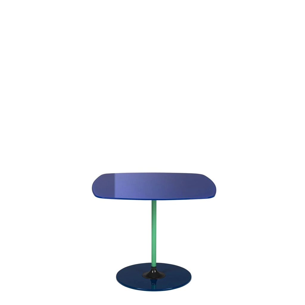 Tables d'appoint Thierry de Piero Lissoni - Kartell (3 tailles)-Bleu-ovale H 50 X L 33 cm-The Woods Gallery