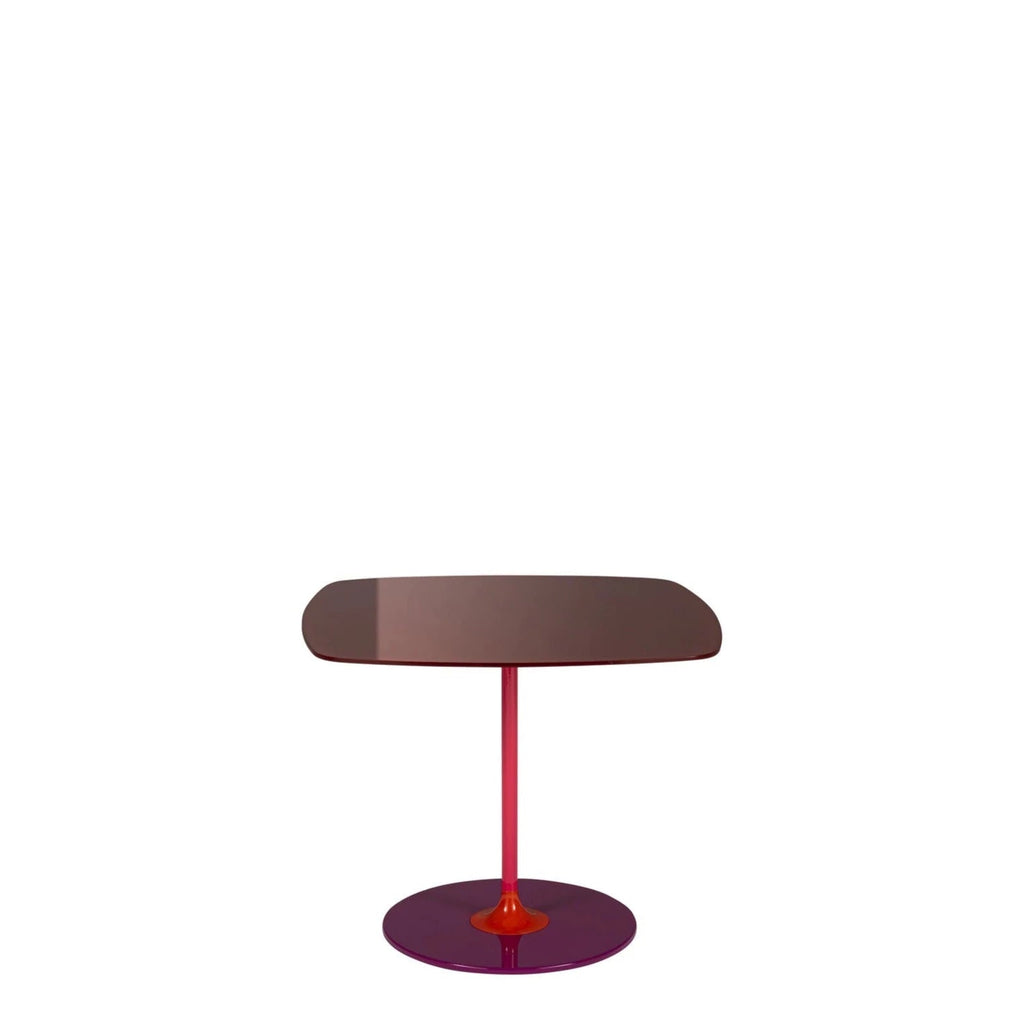 Tables d'appoint Thierry de Piero Lissoni - Kartell (3 tailles)-Bordeaux-ovale H 50 X L 33 cm-The Woods Gallery