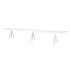 Tables de conférence ajustables L 360 cm - String Furniture-Blanc-The Woods Gallery