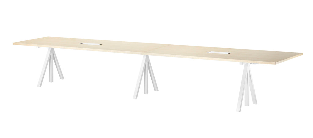 Tables de conférence ajustables L360- String Furniture-Frêne-The Woods Gallery