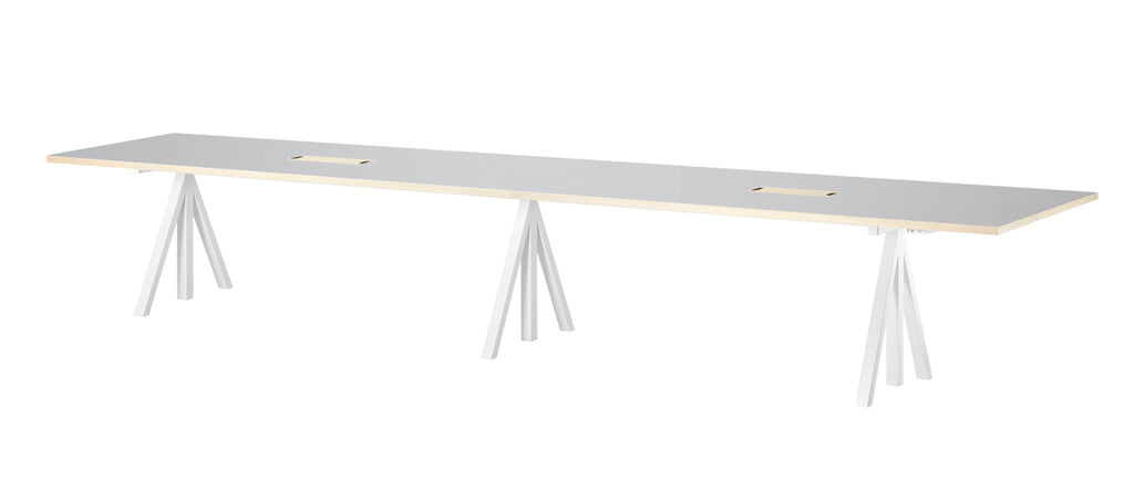 Tables de conférence ajustables L360- String Furniture-Gris-The Woods Gallery