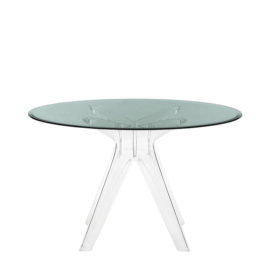 Tables rondes Sir Gio de Philippe Starck Ø 120 - Kartell-Bronze-Transparent-The Woods Gallery