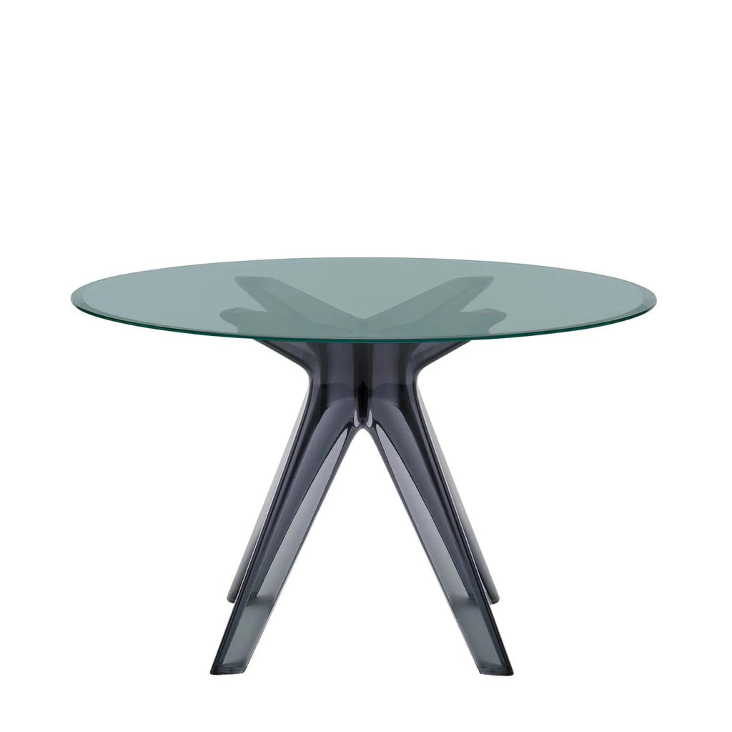 Tables rondes Sir Gio de Philippe Starck Ø 120 - Kartell-Bronze-Transparent-The Woods Gallery
