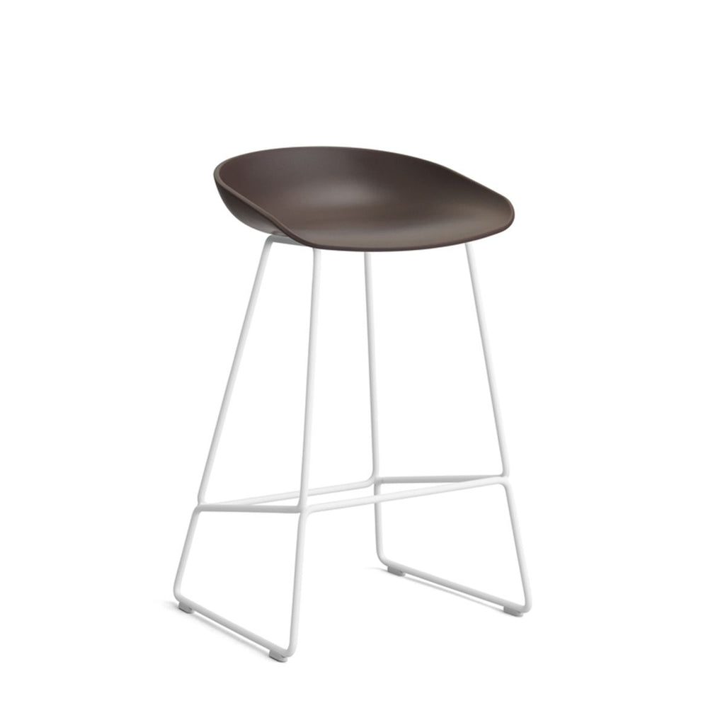 Tabouret About a stool AAS 38 par Hee Welling - Hay-Pieds blanc-1-Blanc-The Woods Gallery