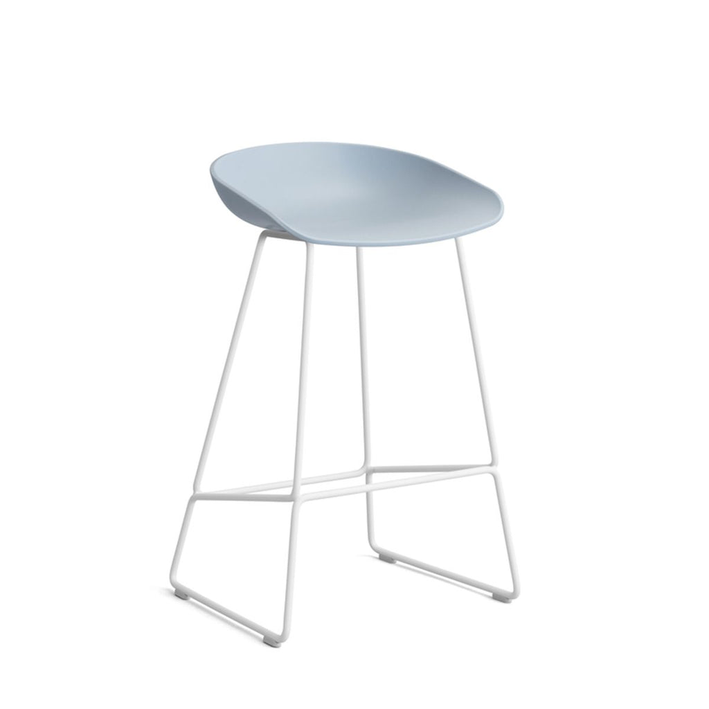 Tabouret About a stool AAS 38 par Hee Welling - Hay-Pieds blanc-1-Blanc-The Woods Gallery