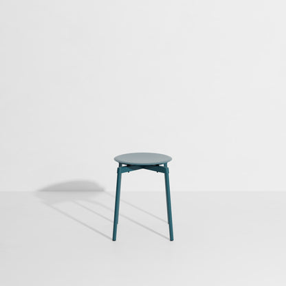 Tabouret Fromme de Tom Chung - Petite Friture-Bleu Océan-The Woods Gallery
