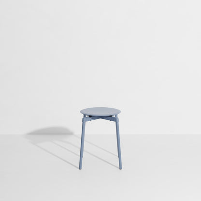 Tabouret Fromme de Tom Chung - Petite Friture-Bleu Pigeon-The Woods Gallery