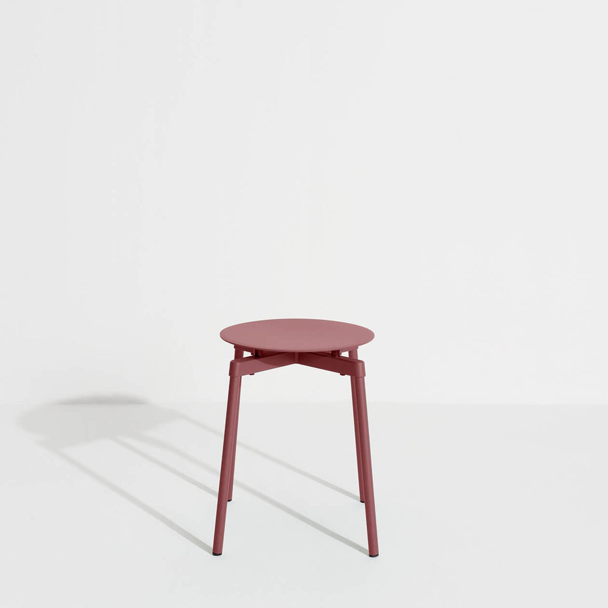 Tabouret Fromme de Tom Chung - Petite Friture-Rouge-Brun-The Woods Gallery