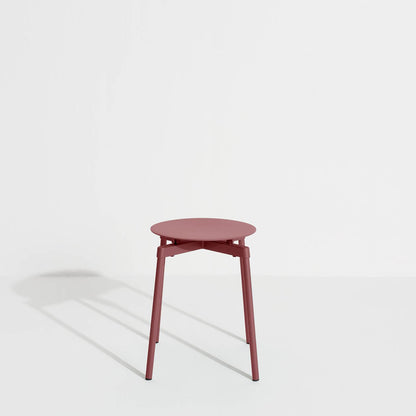 Tabouret Fromme de Tom Chung - Petite Friture-Rouge-Brun-The Woods Gallery