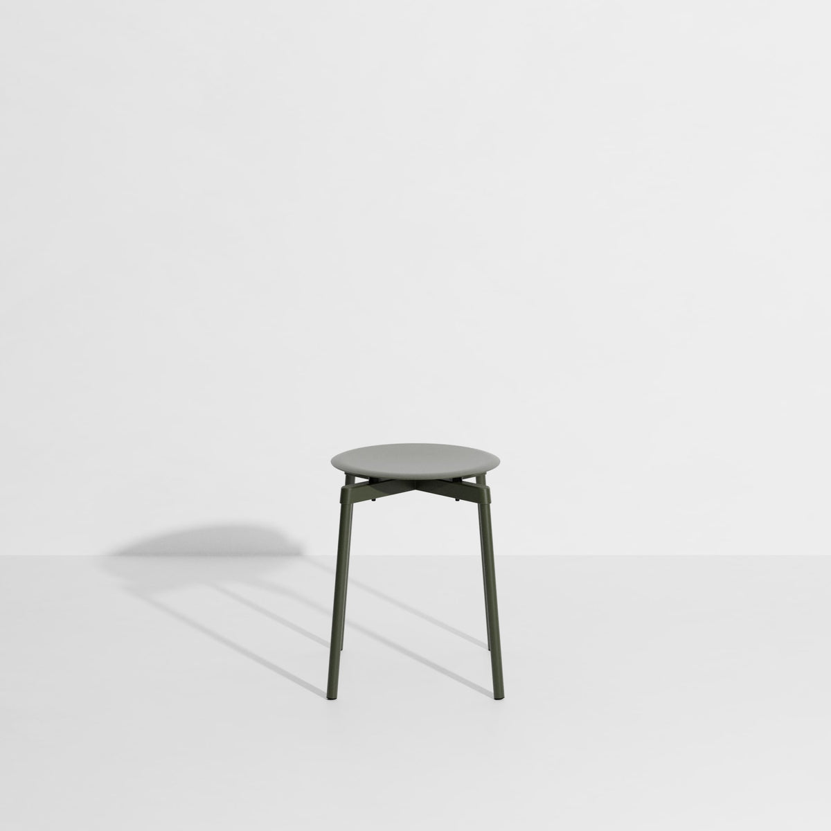 Tabouret Fromme de Tom Chung - Petite Friture-Vert bouteille-The Woods Gallery