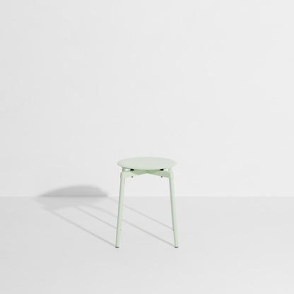 Tabouret Fromme de Tom Chung - Petite Friture-Vert pastel-The Woods Gallery