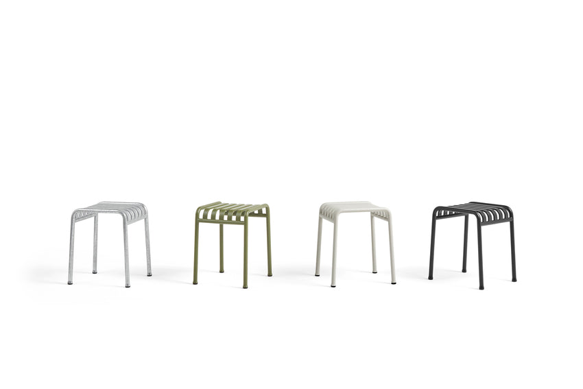 Tabouret Palissade - Hay-Gris ciel vue studio 2-The Woods Gallery